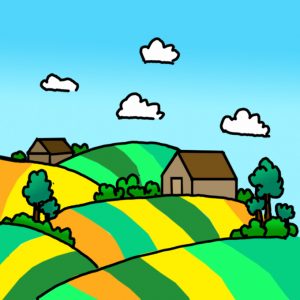 How to Draw a Farm Easy