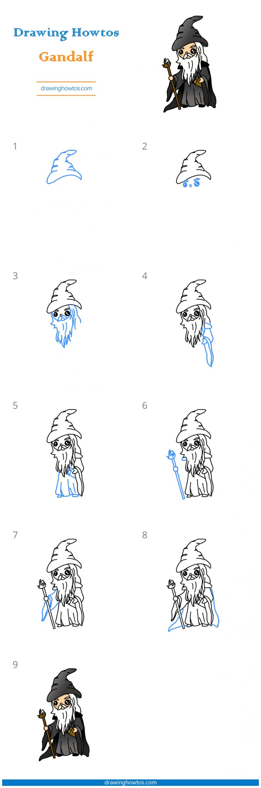 How to Draw Gandalf
