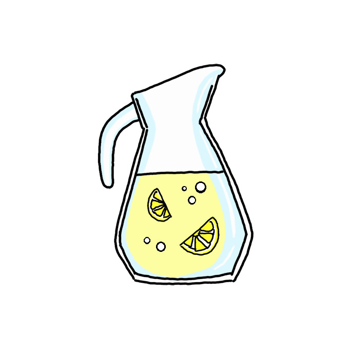 How to Draw Lemonade Easy