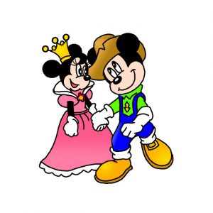 How to Draw Mickey And Minnie Easy