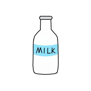 How to Draw a Milk Bottle Easy