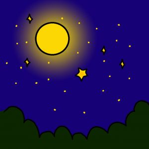 How to Draw a Night Sky Easy