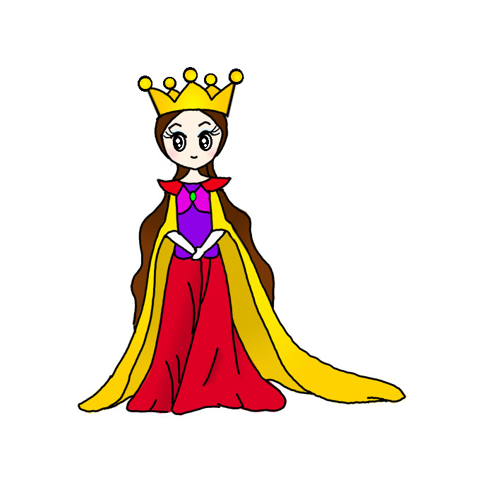 How to Draw a Queen Easy