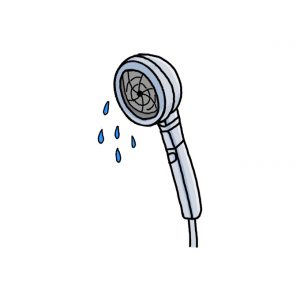 How to Draw a Handheld Shower Head Easy