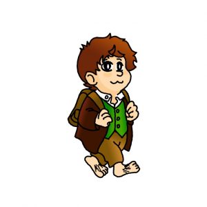 How to Draw Young Bilbo Baggins Easy