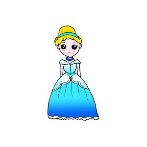 How to Draw Cinderella Easy