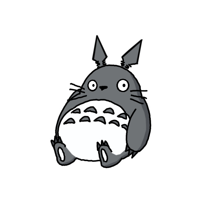 How to Draw Totoro Easy