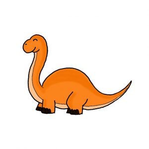 How to Draw an Apatosaurus Easy