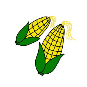 How to Draw Corn Crobs Easy