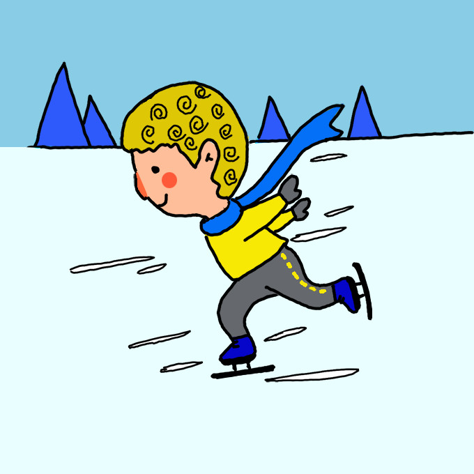 How to Draw an Ice Skater Easy