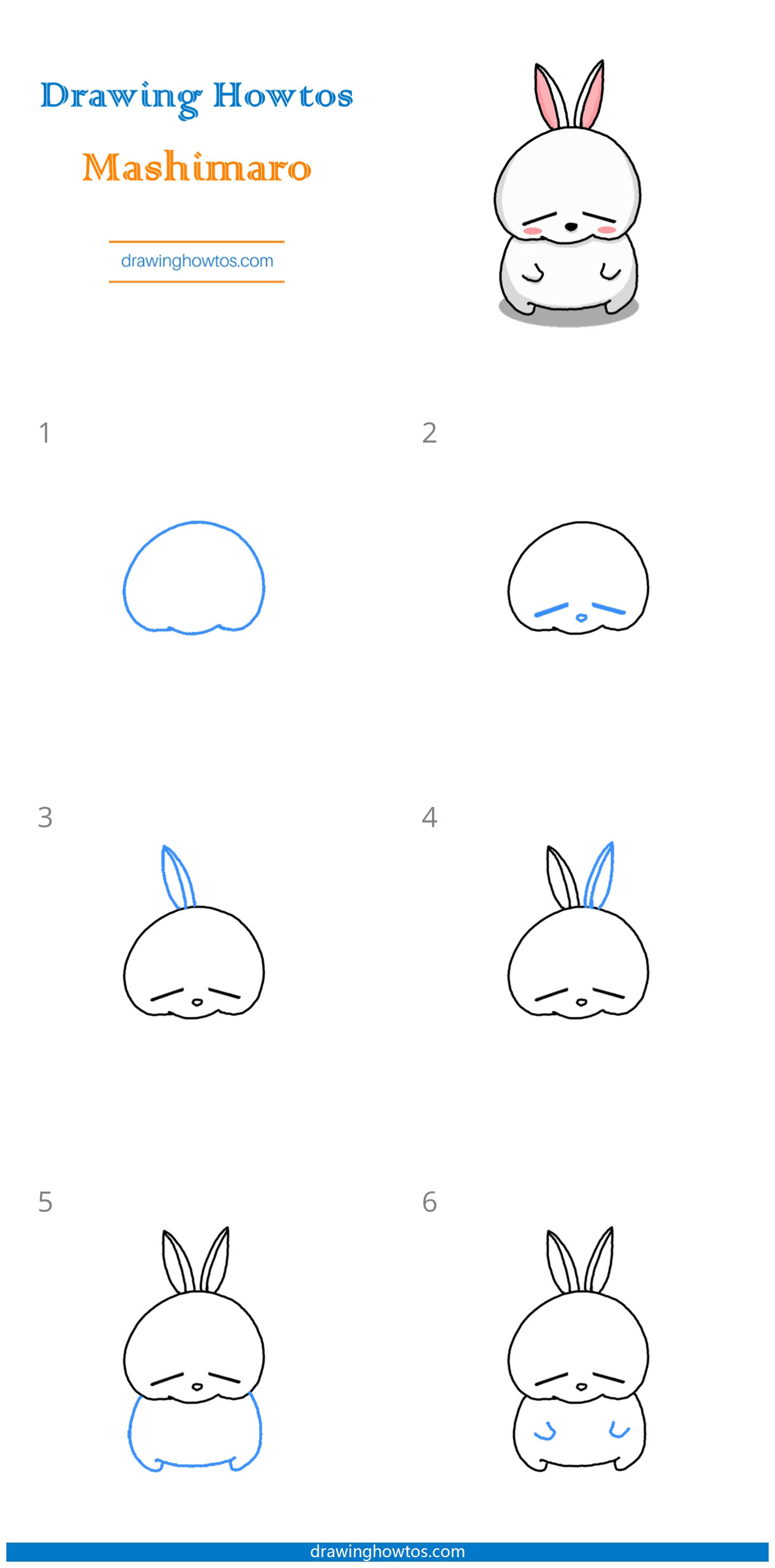 How to Draw Mashimaro Step by Step