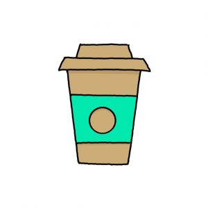 How to Draw a Paper Cup