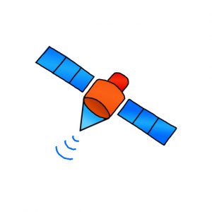 How to Draw a Satellite Easy