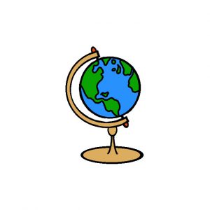 How to Draw a World Globe Easy