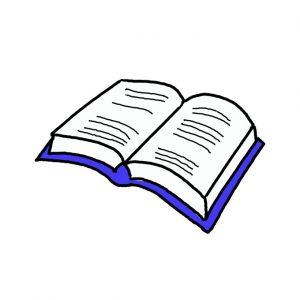How to Draw an Open Book Easy