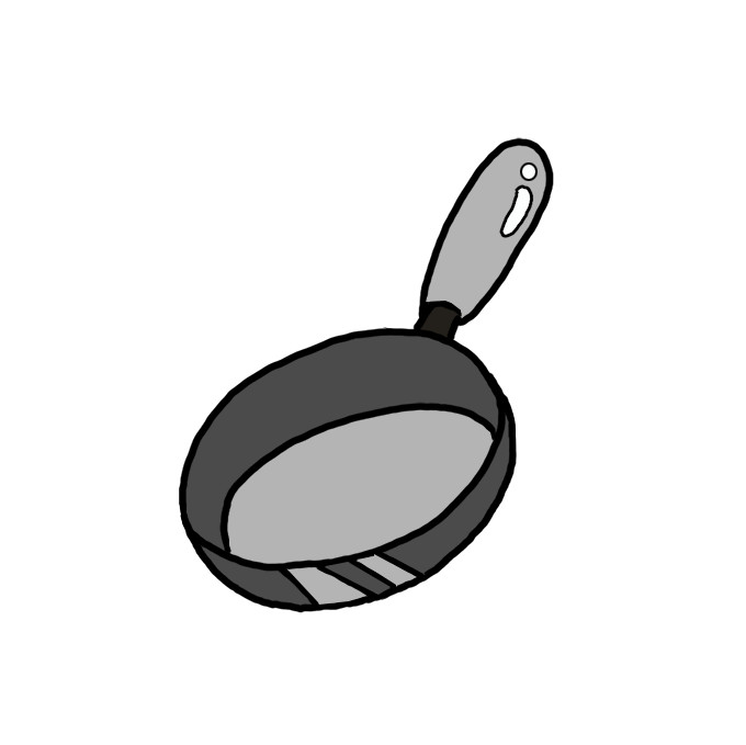 How to Draw a Pan Easy