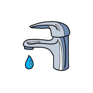 How to Draw a Water Tap