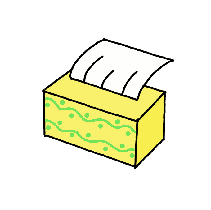 How to Draw a Tissue Box Easy
