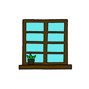 How to Draw a Window Easy