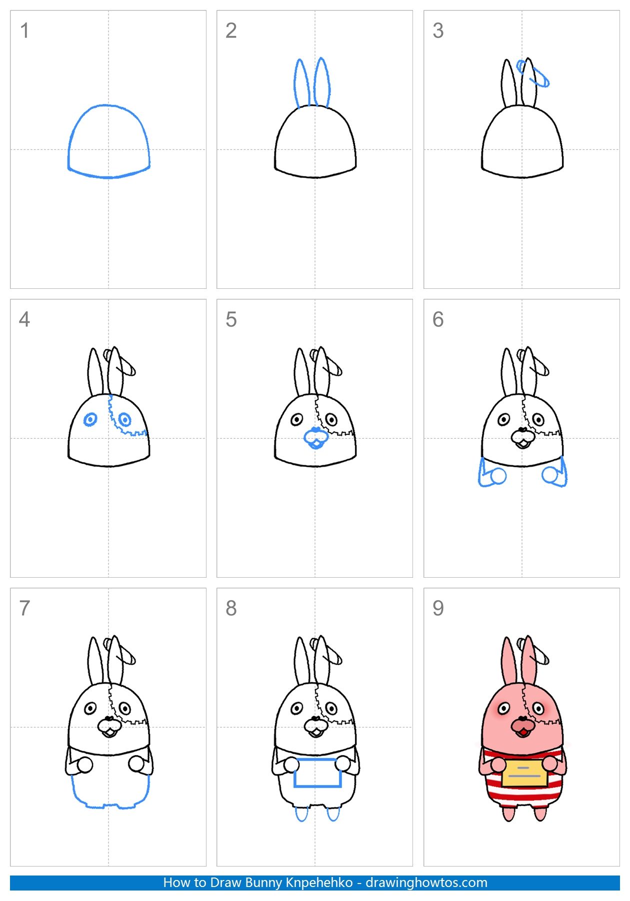 How to Draw Jailbreak Rabbit Kirenenko Step by Step