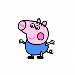 How to Draw George Pig from Peppa Pig