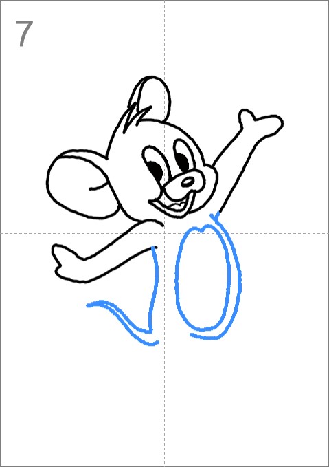 Chair Pathological Outward How to Draw Jerry Mouse - Step by Step Easy Drawing Guides - Drawing Howtos