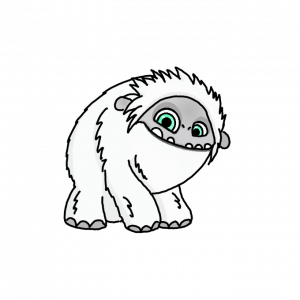 How to draw Yeti from Abominable