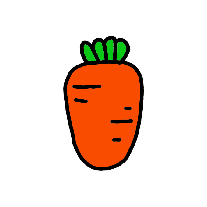 How to Draw a Carrot Easy