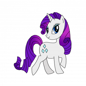 How to Draw Rarity | My Little Pony Easy