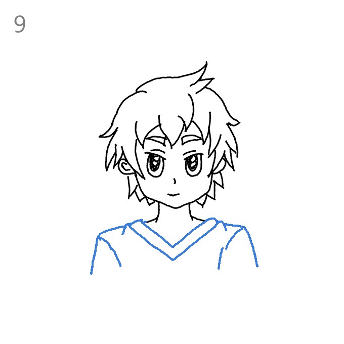 How to Draw an Anime Boy  Step by Step Easy Drawing Guides  Drawing Howtos
