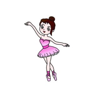 How to Draw a Ballerina Easy
