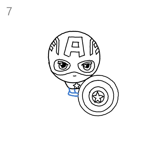 How to Draw Captain America - Step by Step Easy Drawing Guides - Drawing  Howtos