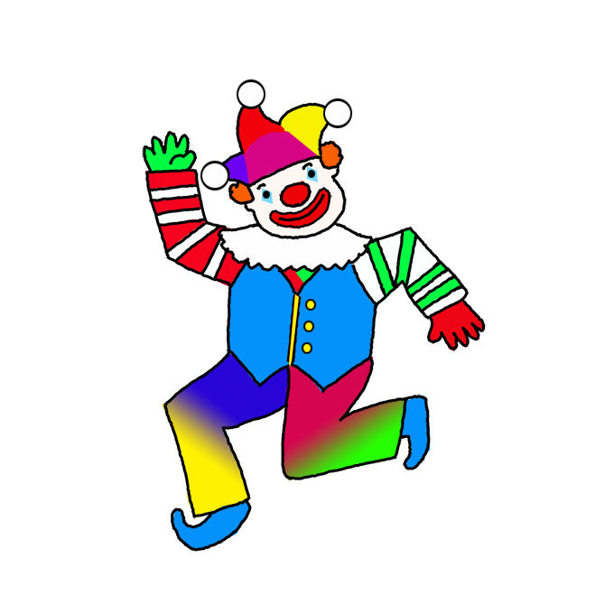 How to Draw a Clown Easy