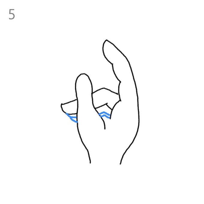 How to Draw a Hand Guesture - Step by Step Easy Drawing Guides ...