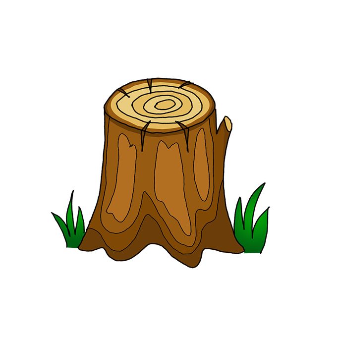 How to Draw a Stump Easy