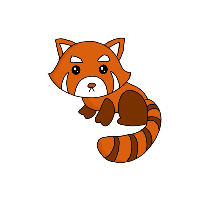 How to Draw a Red Panda - Step by Step Easy Drawing Guides - Drawing Howtos-saigonsouth.com.vn