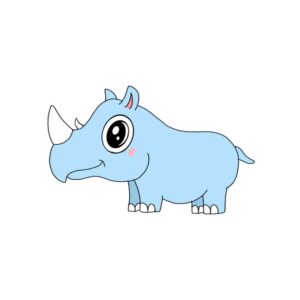 How to Draw a Rhino Easy