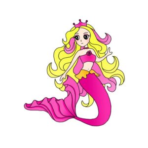 How to Draw a Barbie Mermaid Easy