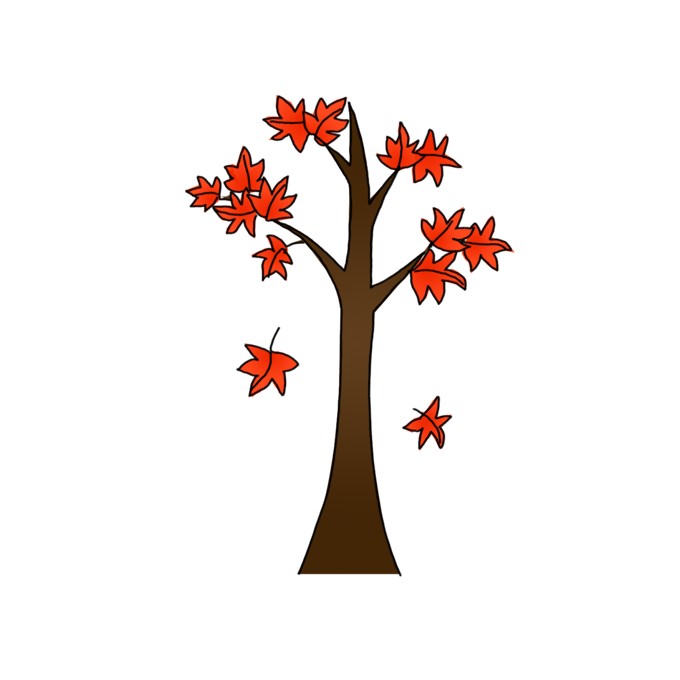 How to Draw a Maple Tree Easy
