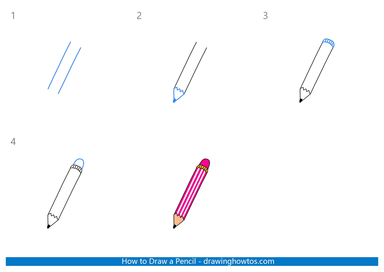 How to Draw a Pencil Step by Step