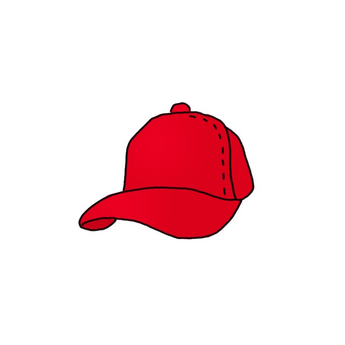 How to Draw a Baseball Cap Easy