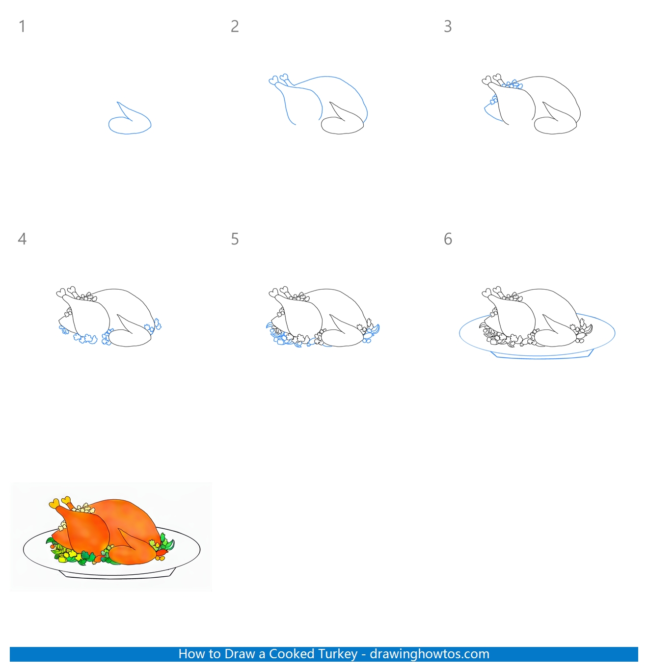 Cooked Turkey Drawing png images  PNGEgg