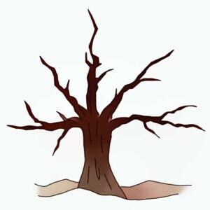 How to Draw a Scary Tree