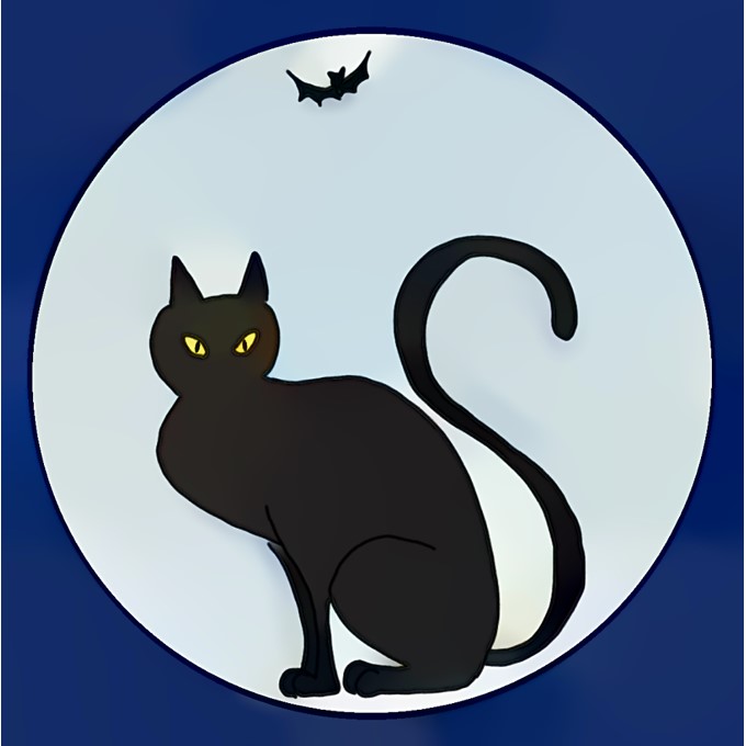 How to Draw a Halloween Black Cat - Step by Step Easy Drawing Guides -  Drawing Howtos