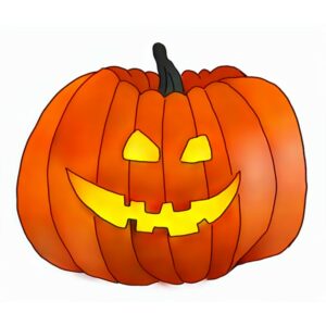 How to Draw a Halloween Pumpkin Jack-o-Lantern