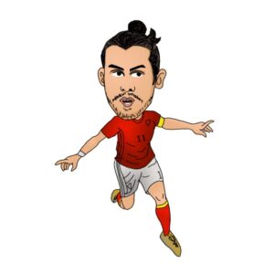 How to Draw Gareth Bale Easy