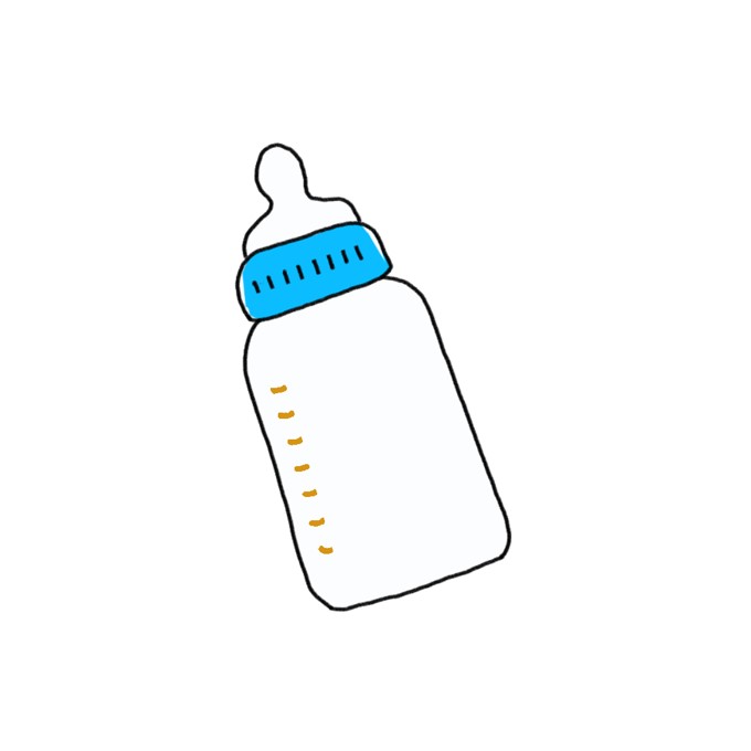 How to Draw a Baby Bottle Easy