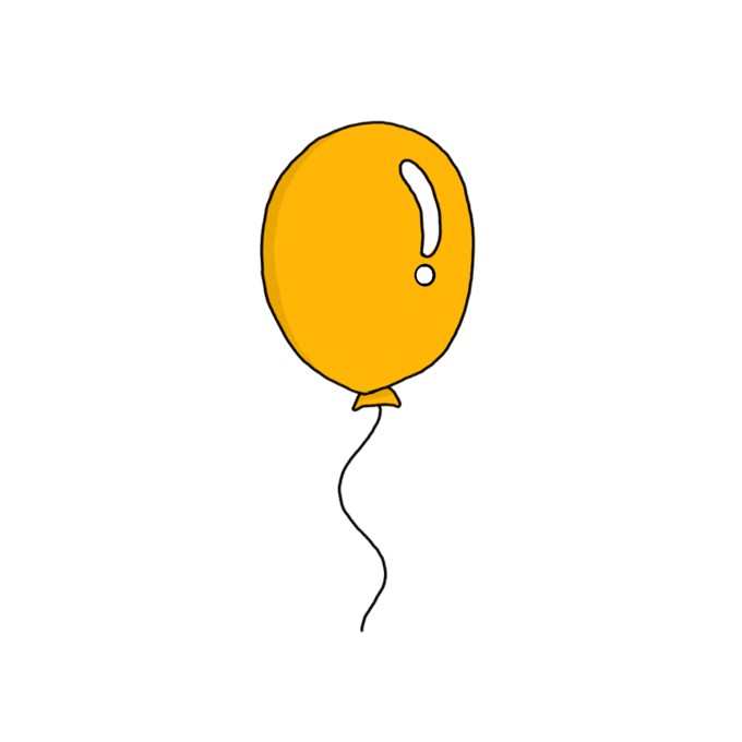 How to Draw a Balloon Easy