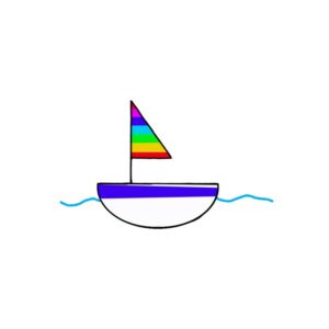 How to Draw a Sailboat Easy