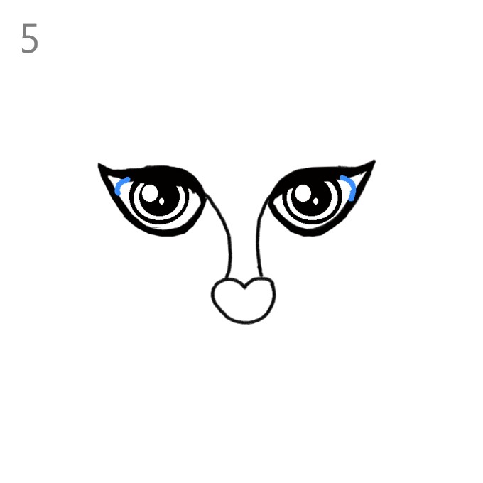 Animal Eyes Art Lesson for middle school kids - Leah Newton Art